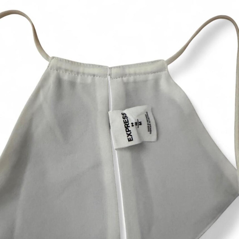 Express Women's Grey and Purple Vest